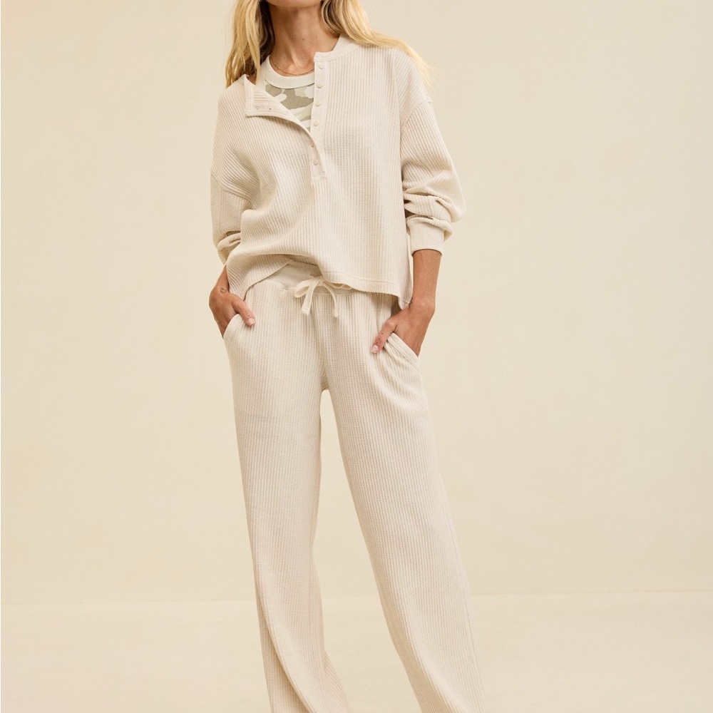 Aerie waffle trousers